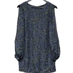 Elizabeth & James 100% Silk OpenLong Sleeve Tunic Dress Women's Size 0